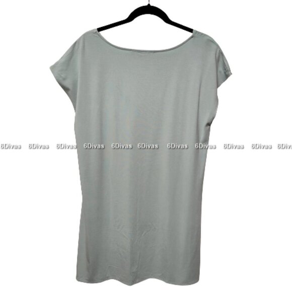 Sleeveless Green Tunic Top Summer Top Loose Fitting Top Travel Top Size L- NEW ! - Picture 5 of 11